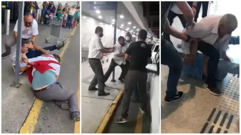 Conflitos e violência no Aeroporto de Fortaleza: disputa por passageiros gera caos