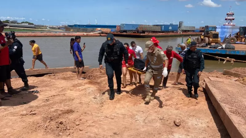 Corpo é encontrado boiando próximo a porto em Santarém, PA