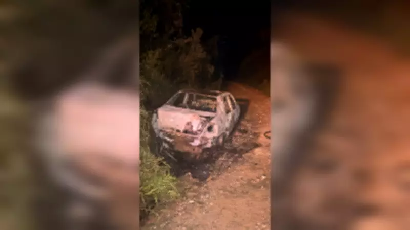Corpo carbonizado em carro incendiado em Camboriú pode ser de vítima de sequestro