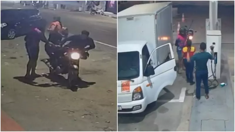 Criminoso realiza dois assaltos em menos de 10 minutos em Pacajus, no Ceará