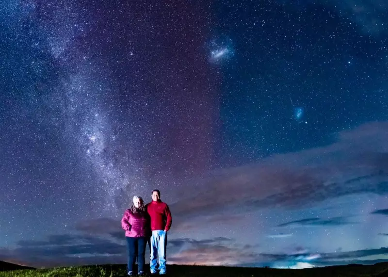 Céu roxo em Cambará do Sul intriga especialistas: aurora austral ou fenômeno raro?