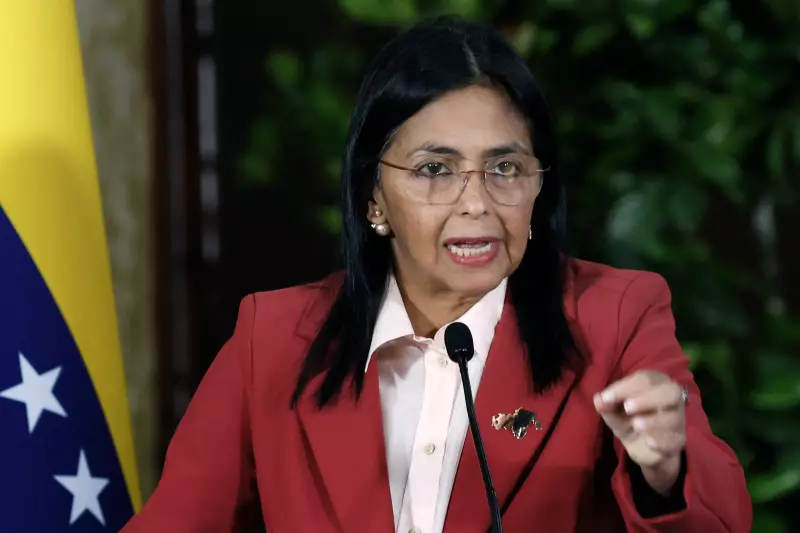 Delcy Rodríguez reage a Trump e afirma que Venezuela não tem 'agente externo'