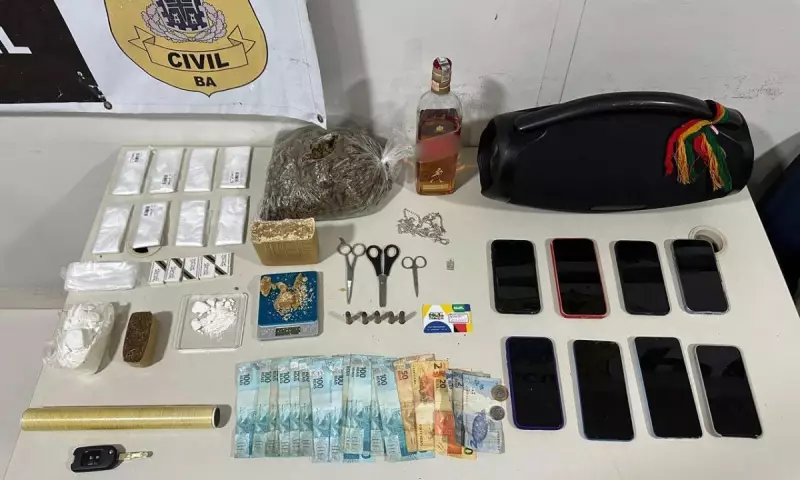 Denúncia de som alto resulta em 13 prisões por tráfico de drogas em Bom Jesus da Lapa