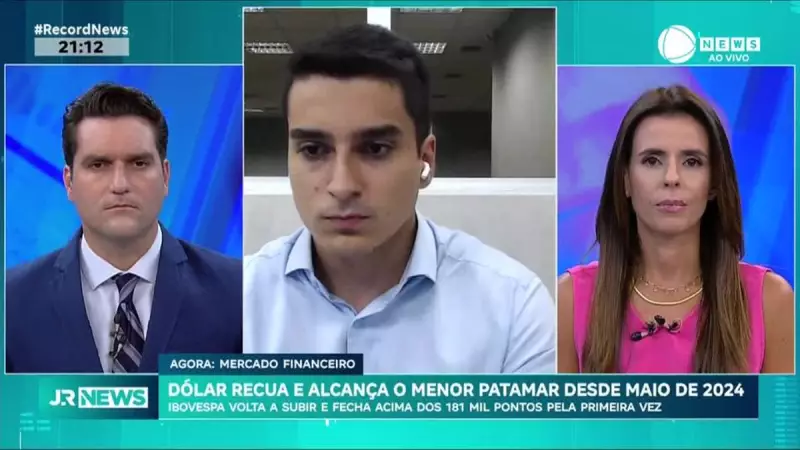 Dólar recua e atinge menor valor desde maio de 2024; Ibovespa dispara e fecha acima de 181 mil pontos