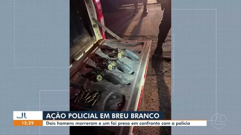 Dois homens morrem e um é preso em confronto com a PM no Pará