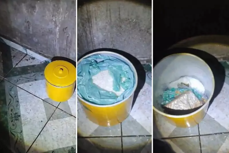Drogas são encontradas em lata de arroz durante operação policial em Pirapora