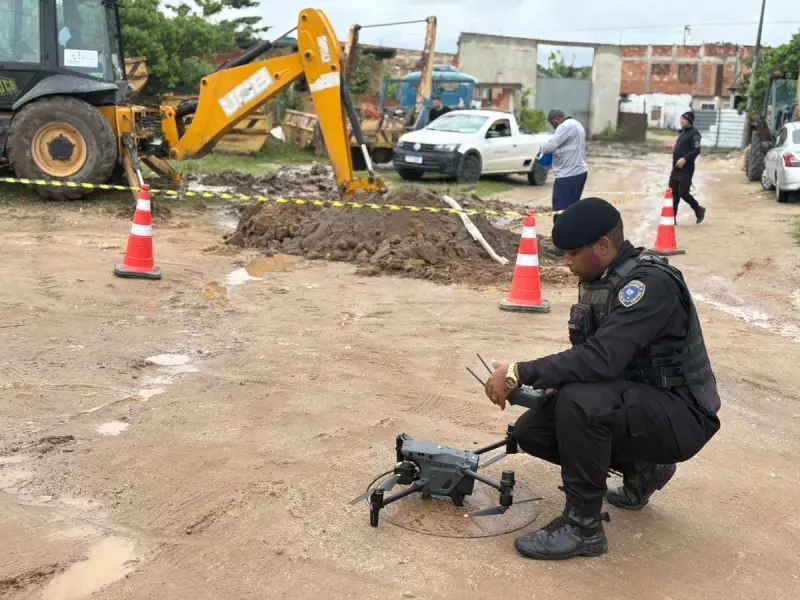 Drones revelam esquemas de furto de água em Cabo Frio com cisternas de até 70 mil litros