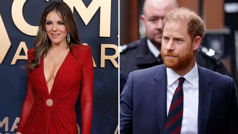 Elizabeth Hurley Chora ao Depor em Processo de Príncipe Harry Contra Daily Mail