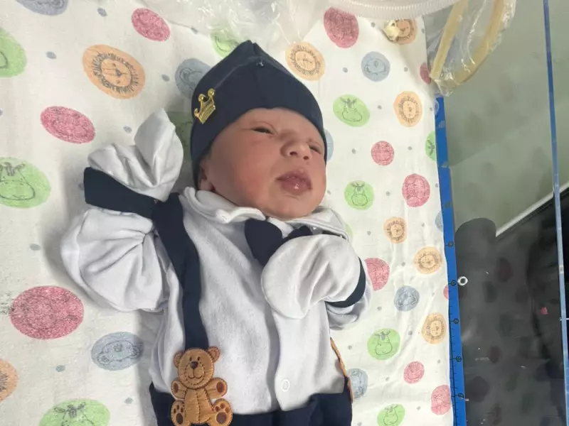 Ezequiel, o primeiro bebê de 2024 em Governador Valadares, nasce com 2,8 kg