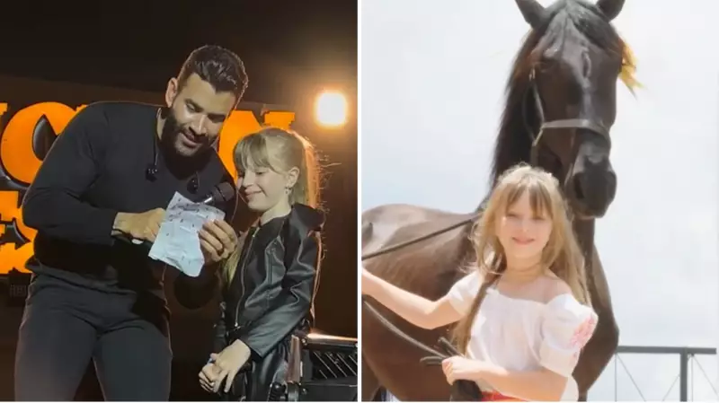 Fã de 7 anos de Gusttavo Lima ganha cavalo do cantor após carta e pedido em show