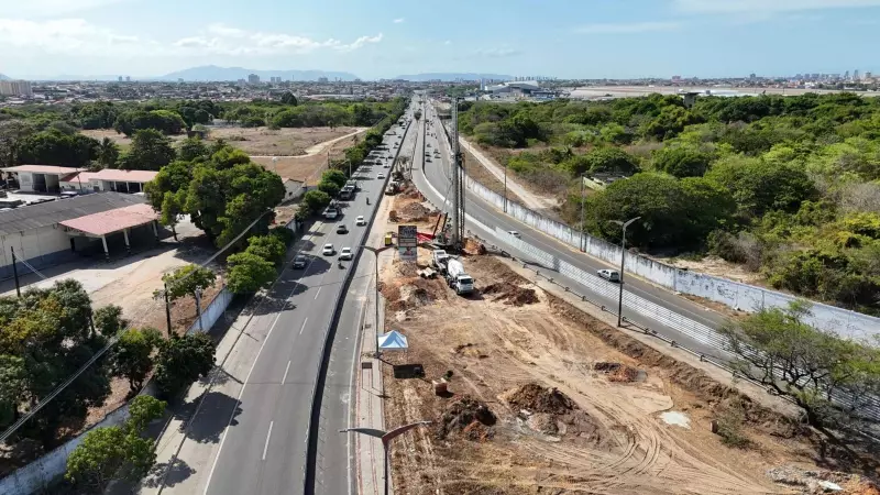 Fortaleza: Avenida do Aeroporto tem interdição total neste domingo para obras do VLT