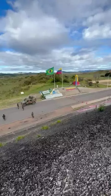 Fronteira Brasil-Venezuela é fechada após ataque dos EUA e captura de Maduro