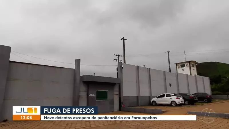 Fuga em Parauapebas: 9 detentos escapam por buraco no teto da prisão