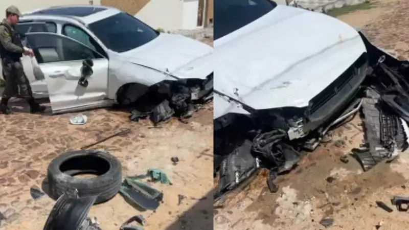 Funcionário embriagado destrói carro de luxo após farra com empresário no Piauí