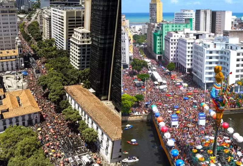 Galo da Madrugada e Bola Preta: rivais no carnaval se unem em prévia histórica no Recife