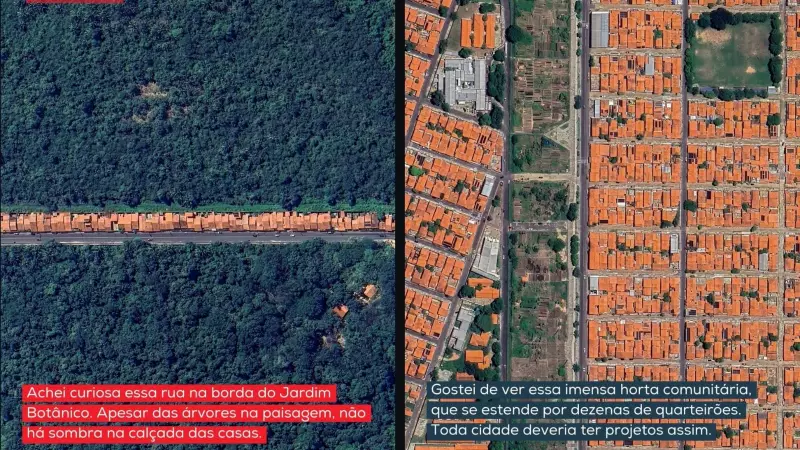 Geógrafo revela contrastes de Teresina em imagens aéreas antes de visitar a capital