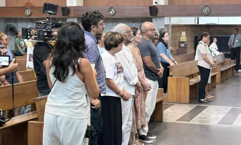 Gilberto Gil participa de missa pelos seis meses de falecimento de Preta Gil em Salvador