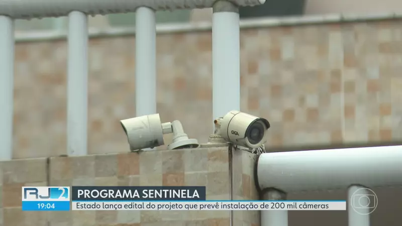 Governo do Rio anuncia licitação para instalar 200 mil câmeras de segurança no estado