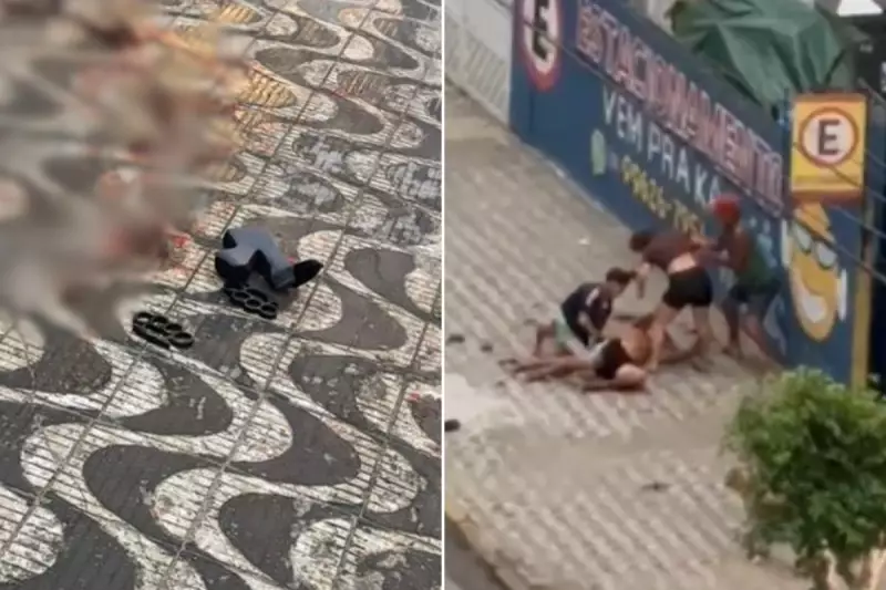 Homem de 50 anos é esfaqueado e espancado em briga após importunação em Praia Grande