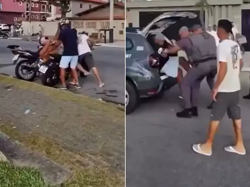 Homem espanca esposa até desmaiar em avenida da praia de Peruíbe, SP