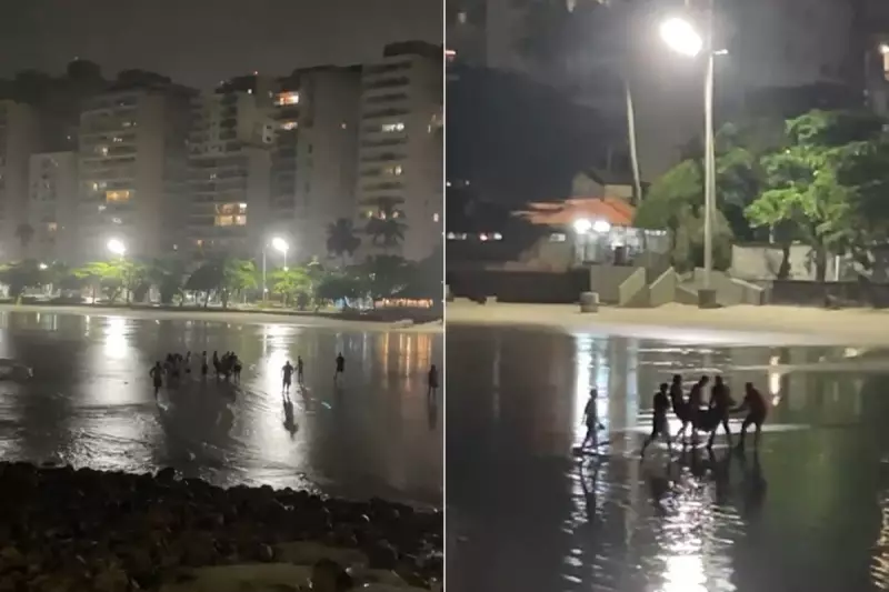 Homem morre após afogamento em mar agitado na Praia das Pitangueiras, Guarujá