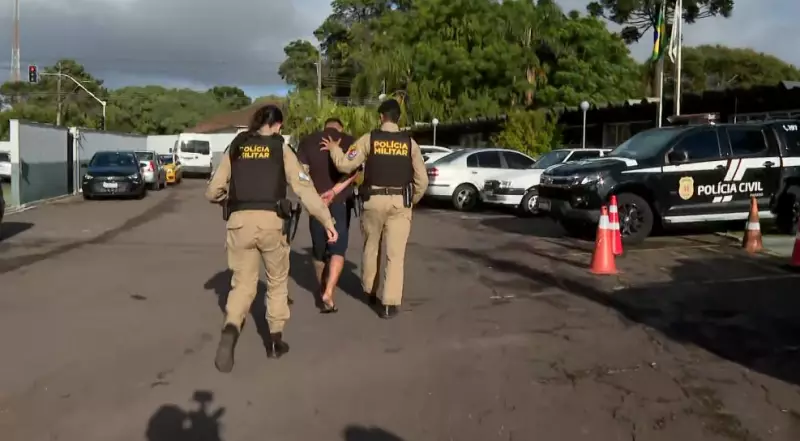 Homem preso após atropelar quatro pessoas em briga por ciúmes no Batel, Curitiba