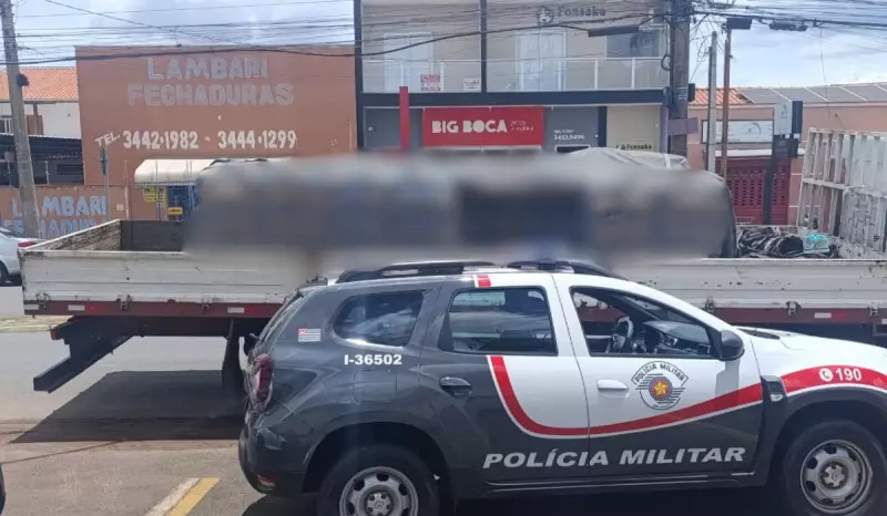 Homem preso em Limeira por fraude ao receber 14 toneladas de cimento