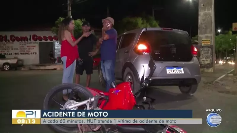 HUT registra uma vítima fatal de acidente de moto a cada hora no Piauí