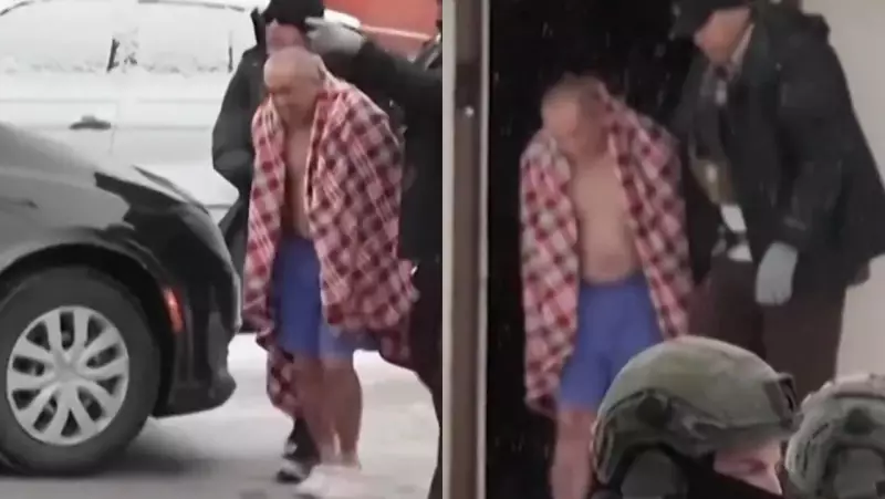 Imigrante do Laos, cidadão americano, é arrastado de cueca na neve por ICE em Minnesota