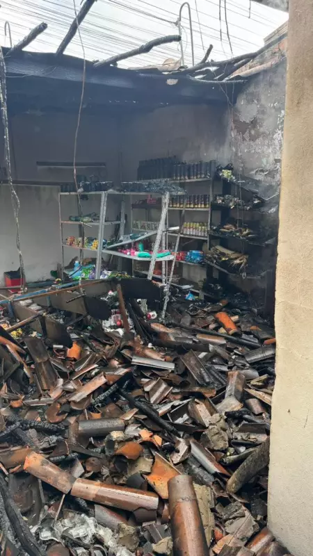 Incêndio destrói mercadinho e atinge casa em Arapiraca; não há feridos