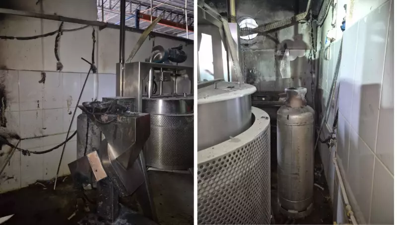 Incêndio em fábrica de temperos causa ferimento e vazamento de gás em Ipatinga