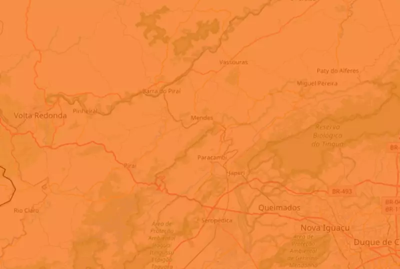 Inmet emite alerta laranja para chuvas intensas no Sul do Rio e Costa Verde