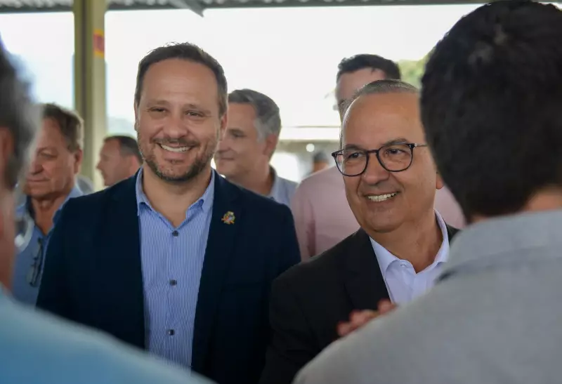 Jorginho Mello anuncia Adriano Silva como vice na pré-campanha à reeleição em SC