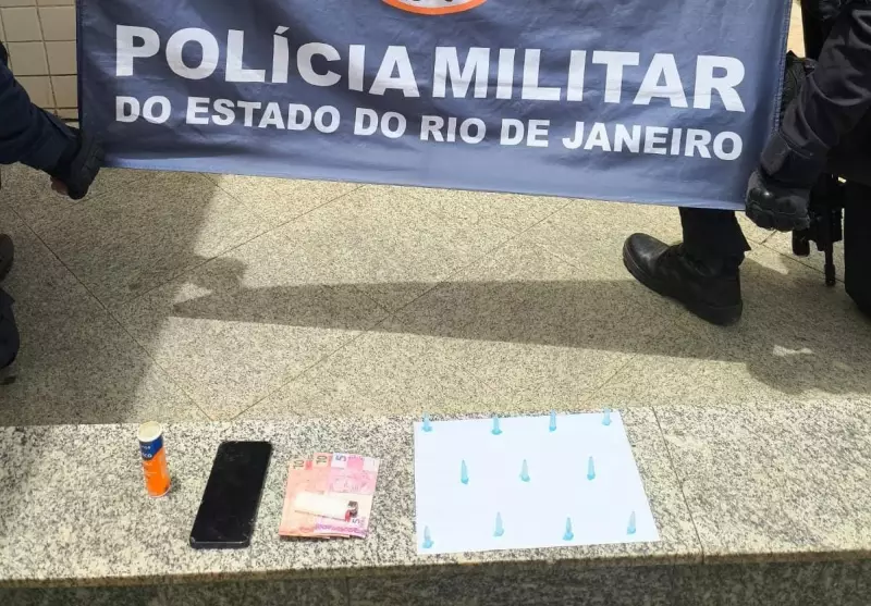 Jovem de 21 anos é preso por tráfico de drogas em Três Rios, RJ