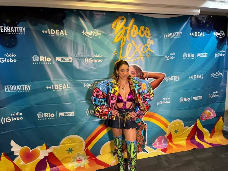 Lexa retorna ao Carnaval do Rio com Bloco após pausa por saúde e foca em diversão