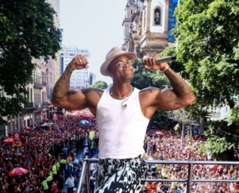 Léo Santana arrasta 150 mil no Bloco da Gold no pré-carnaval do Rio com segurança reforçada