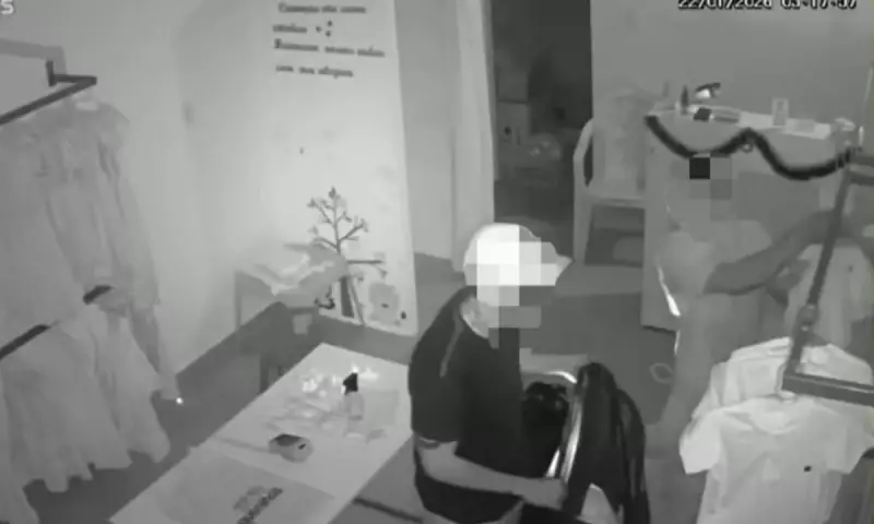 Loja infantil é arrombada e esvaziada por ladrões em Feira de Santana