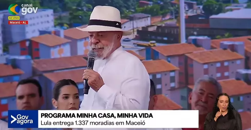Lula critica defensores de Daniel Vorcaro em evento do Minha Casa, Minha Vida em Maceió