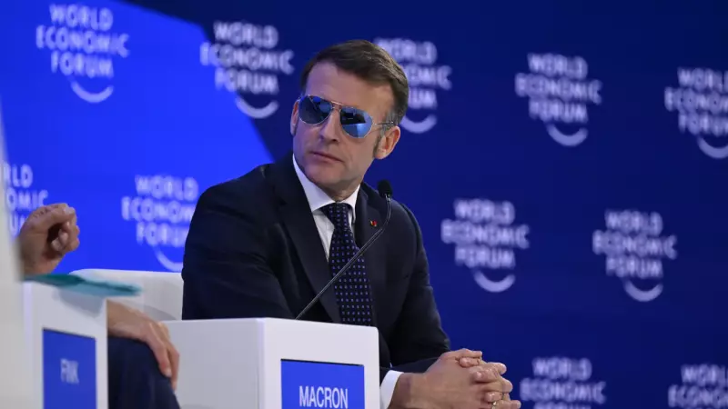 Macron critica 'valentões' em Davos e defende Europa forte, em resposta indireta a Trump