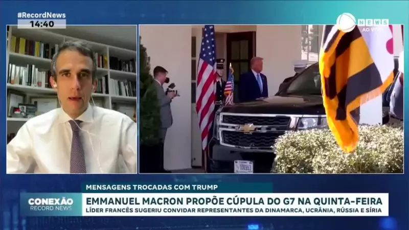 Macron propõe cúpula do G7 em Paris com convite a Rússia, Ucrânia e Síria