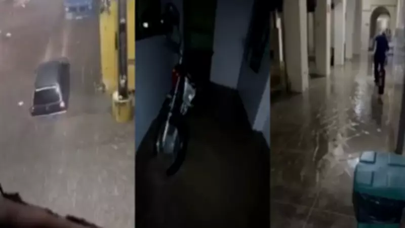 Maior chuva em 17 anos causa caos em Canindé com alagamentos e desabamentos