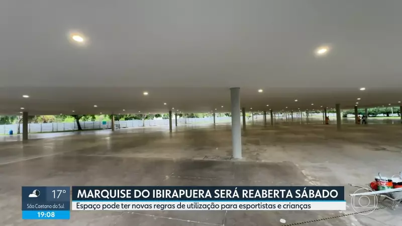 Marquise do Parque Ibirapuera reabre sábado após revitalização de R$ 86,9 milhões