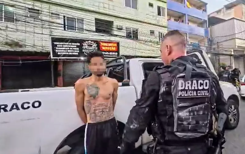 Membro do Comando Vermelho da Bahia é preso no Rio com mandado em aberto