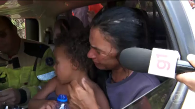 Menina autista de 4 anos é resgatada viva após 48 horas desaparecida em mata de Minas Gerais