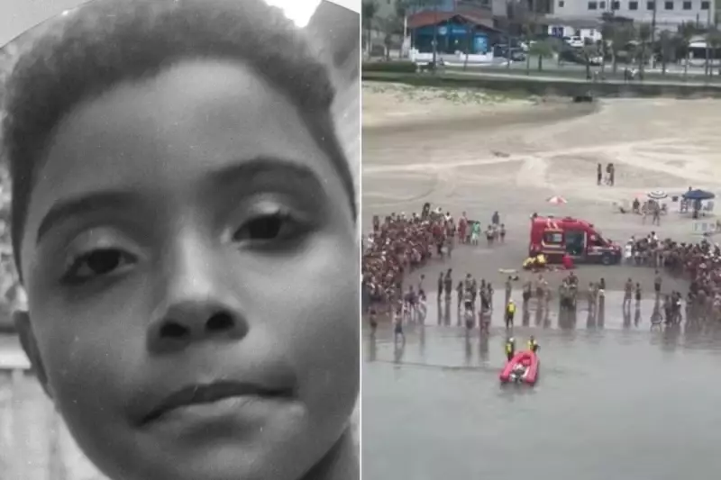 Menino de 8 anos morre após afogamento com tio em Praia Grande, SP