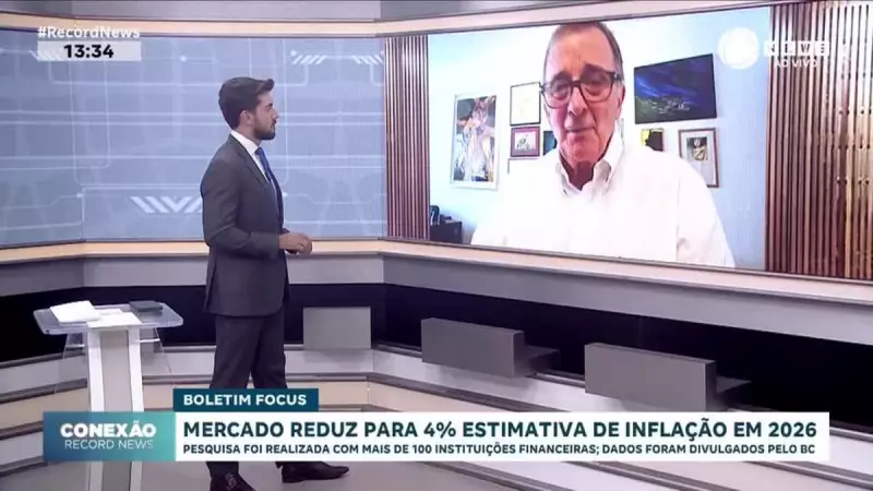 Mercado financeiro reduz projeção da inflação para 4% em 2026, segundo BC