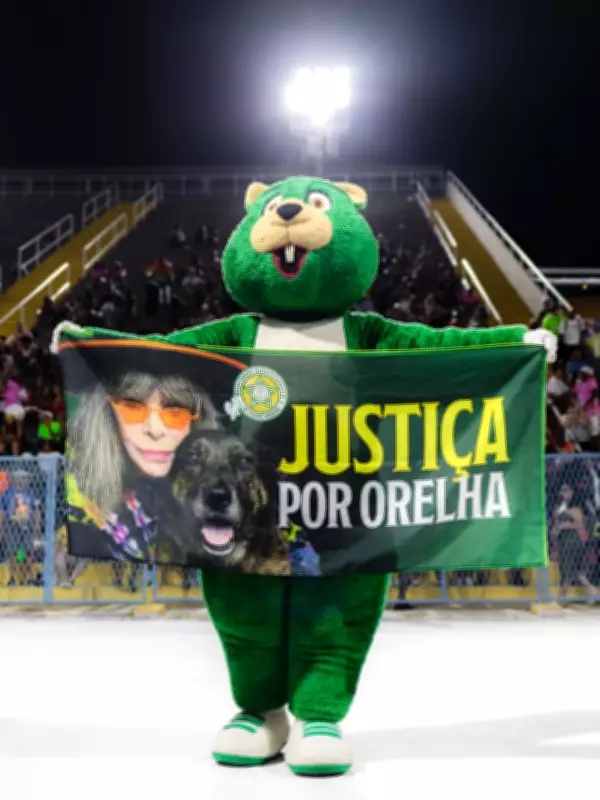 Mocidade Independente pede justiça por cão Orelha, torturado e morto por adolescentes em Florianópolis