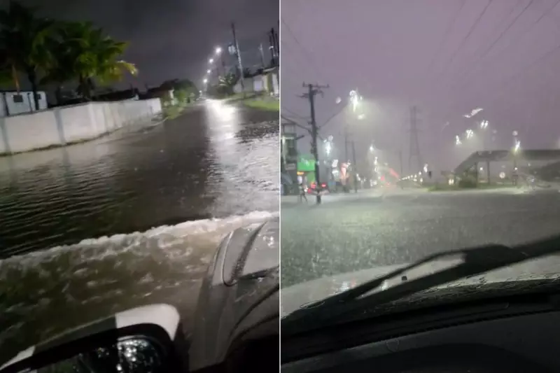 Mongaguá em alerta: terceira onda de chuvas causa novos alagamentos e prejuízos
