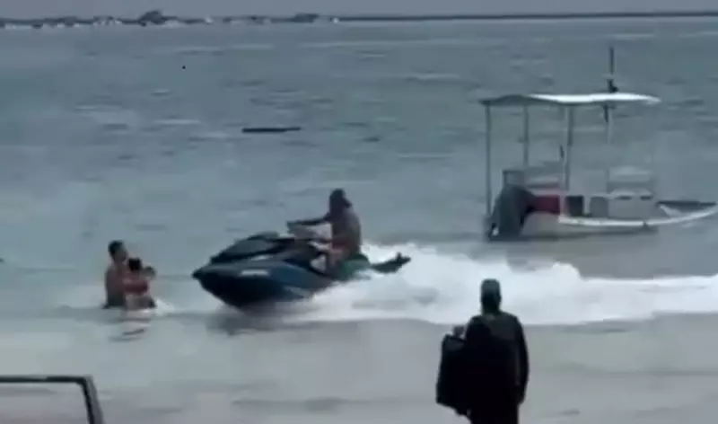 Moto aquática quase atropela homem e criança em Maragogi; piloto identificado