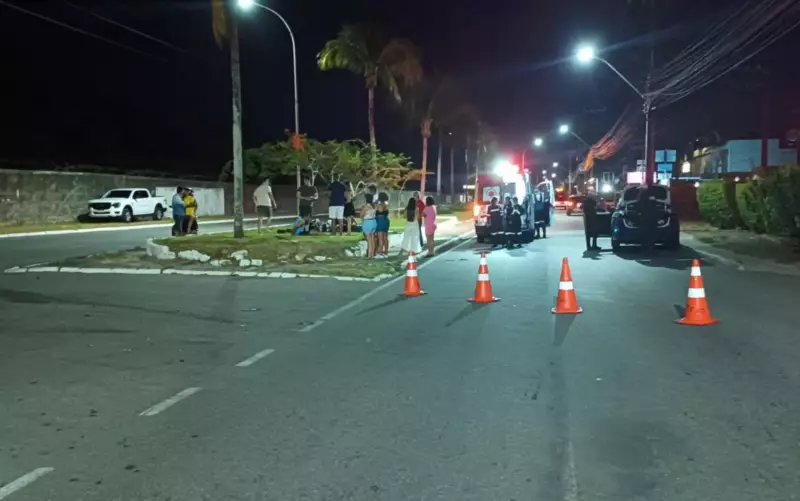 Motociclista de 37 anos morre em acidente com carro que fugiu em Aracaju